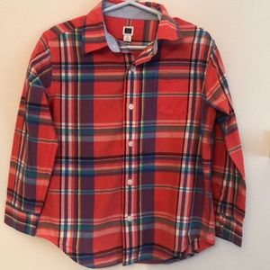 Janie and Jack long sleeved button down shirt